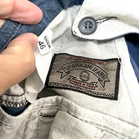【USED】90'S ARMANI JEANS 2TAC PANTS