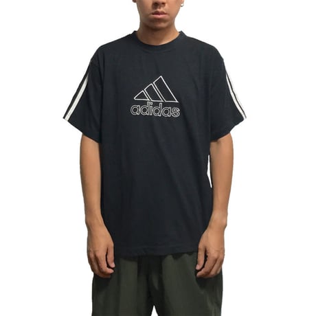 【USED】90'S ADIDAS 3-STRIPES LOGO T-SHIRT