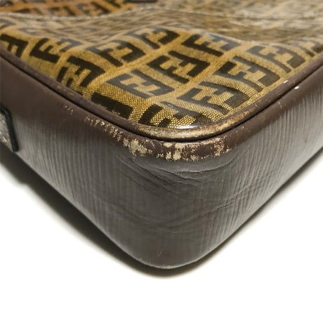 【USED】80'S FENDI ZUCCHINO PATTERN SHOULDER BAG