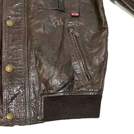 【USED】90'S-00'S BELSTAFF LEATHER MOTORCYCLE JACKET