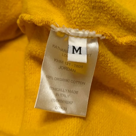 【USED】2010's KATHARINE HAMNET LONDON  OVERSIZED SWEATSHIRT