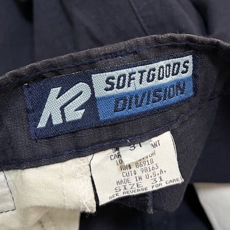 【DEAD STOCK】90'S "US MINOR LABEL" RIP-STOP CARGO PANTS