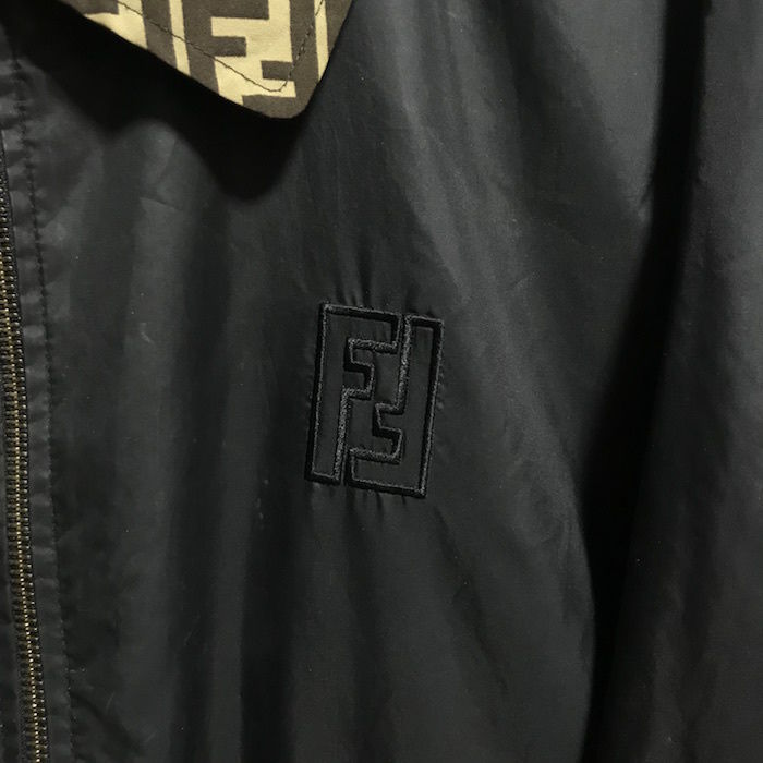 USED】90'S FENDI JEANS REVERSIBLE JACKET | KONBINI