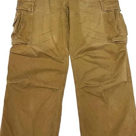 【USED】00's Abercrombie & Fitch BAGGY CARGO PANTS BROWN