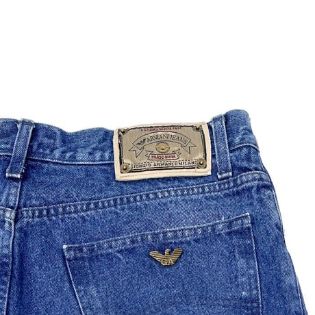 【USED】80'S-90'S ARMANI JEANS LOOSE FIT DENIM PANTS