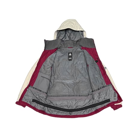 【USED】00's NIKE ACG OUTER RAYER3 WINTER JACKET OFF WHITE×BURGUNDY