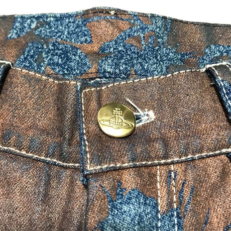 【USED】90'S VIVIENNE WESTWOOD SHADOW ROSE DENIM SUITS