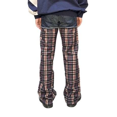 【USED】90'S-00'S JPG.JEAN'S WOOL SWITCHING DENIM PANTS