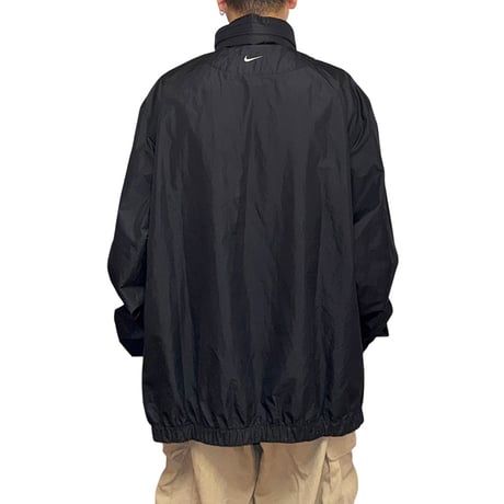【USED】00's NIKE Minimal Half-Zip Anorak Jacket Black