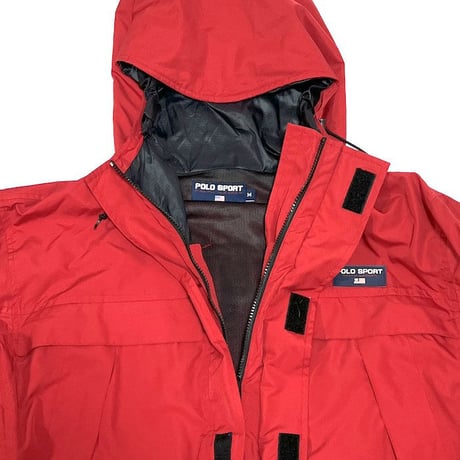 【USED】90'S POLO SPORT MOUNTAIN JACKET RED