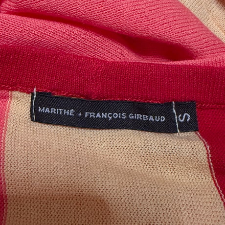 【USED】00's MARITHÉ FRANÇOIS GIRBAUD Asymmetrical Knit Tunic Dress