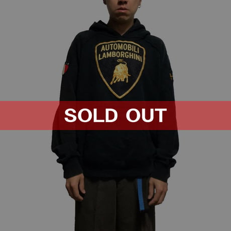 【USED】LAMBORGHINI HOODIE MADE IN ITALY