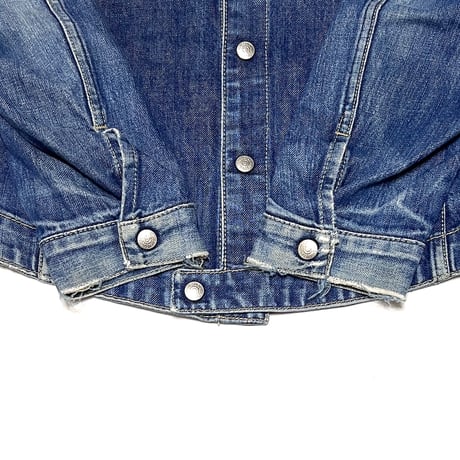 【USED】00s EURO Levi's ENGINEERED JEANS DRAPING DENIM JACKET