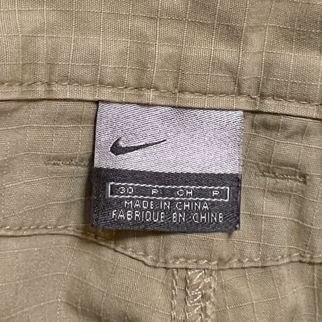【USED】00'S NIKE RIPSTOP GIMMICK TROUSERS