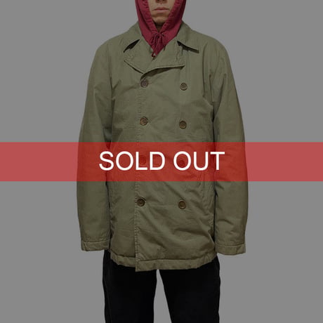 【USED】HELMUT LANG 1998AW PADDED P-COAT KHAKI
