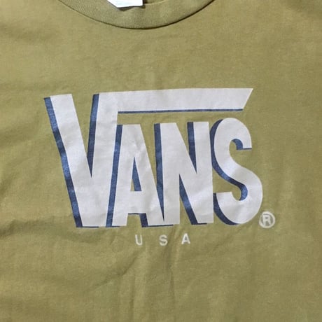 【USED】90'S VANS USA T-SHIRT