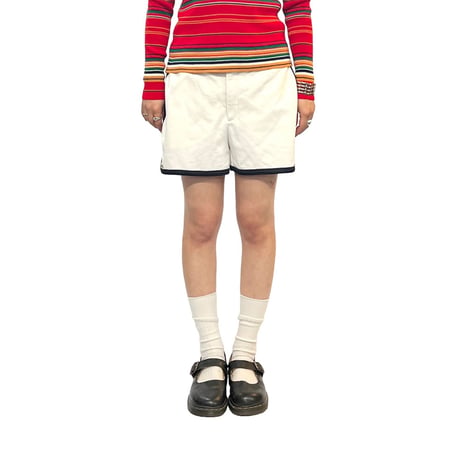 【USED】70's-80's CHEMISE LACOSTE  TENNIS SHORTS TRICOLOR