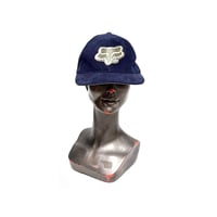 【USED】00's FOX RACING RUBBER PATCH LOGO CAP