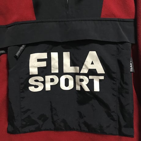 【USED】90'S  FILA SPORT FLEECE ANOLAK