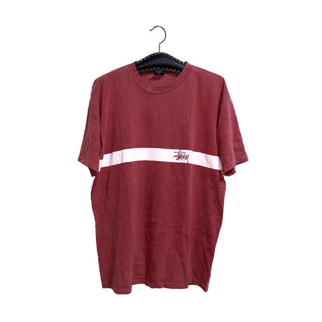 【USED】90'S  STUSSY T-SHIRT 2PIECE SET