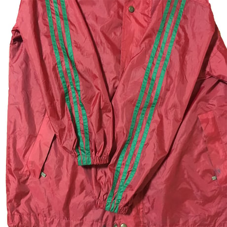 【USED】90'S ADIDAS NYLON JACKET RED