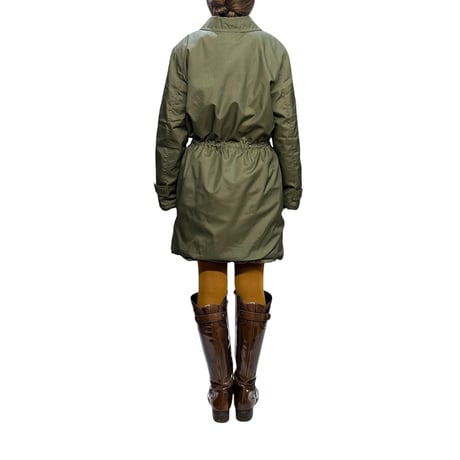 【USED】90's-00's FENDI JEANS Padded Field Coat in Military Green