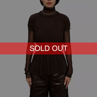【USED】00's Jean Paul Gaultier SOLEIL Double-Layer Power Net Top