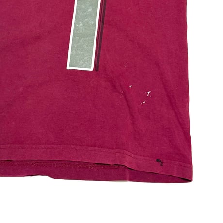 【USED】90's KORN Double-Sided Logo T-shirt Burgundy