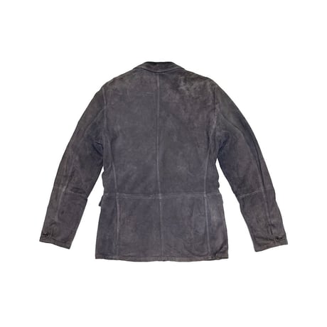 【USED】00's RUFFO SUEDE LEATHER TAILORED JACKET