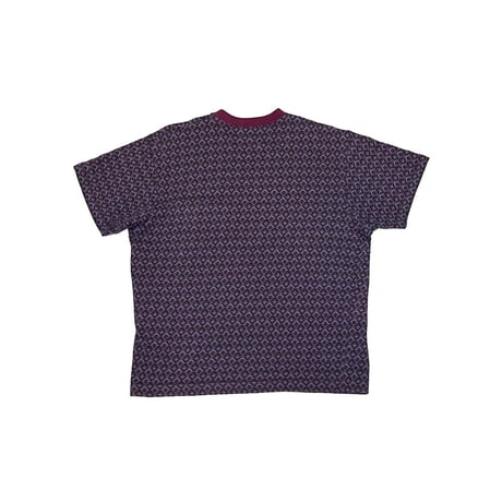 【USED】80's OLD STUSSY JACQUARD POCKET S/S T-SHIRT