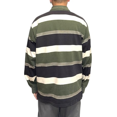 【USED】90's POLO SPORT RALPH LAUREN LACE-UP RUGBY SHIRT