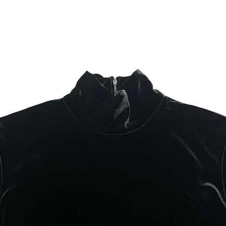 【USED】80's-90's K.C. SPENCER VELOR L/S DRESS
