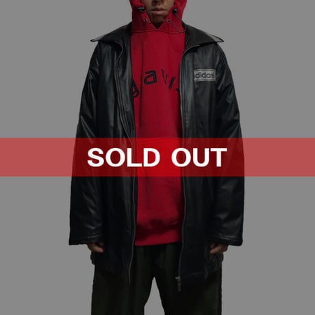 【USED】90'S ADIDAS REFLECTIVE LINE BOMBER JACKET