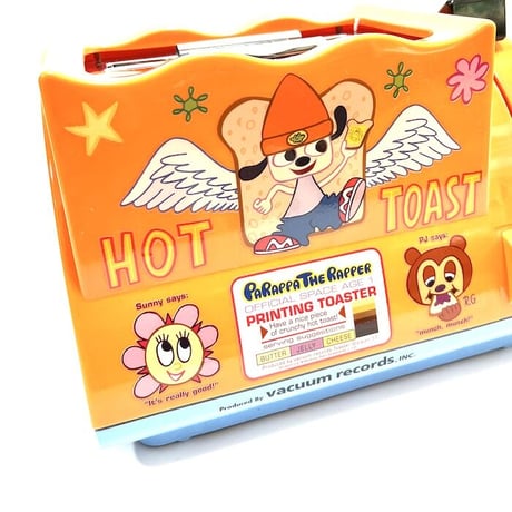 【USED】90'S PARAPPA THE RAPPER OFFICIAL SPACE AGE 1 PRINTING TOASTER