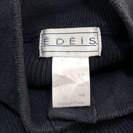 【USED】90'S-00'S EDEIS RIB KNIT TOP