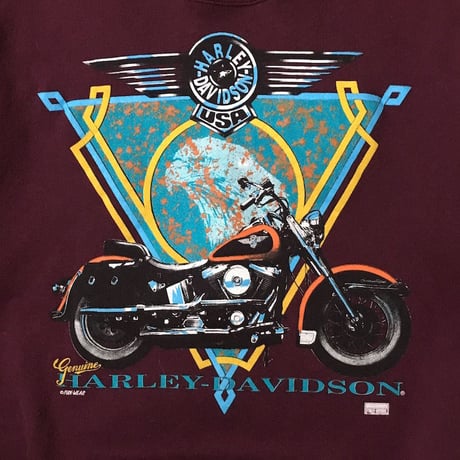 【USED】90'S HARLEY DAVIDSON SWEATSHIRT
