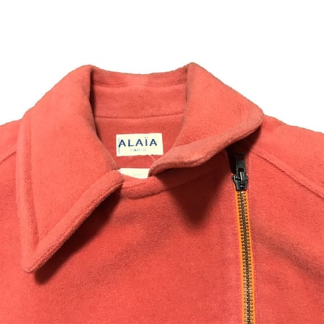 【USED】80'S AZZEDINE ALAÏA WOOL BIKER JACKET