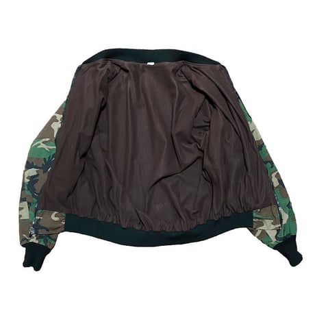 【USED】70'S RIP STOP CAMO MA-1 JACKET