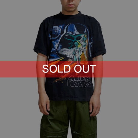 【USED】90'S ALIEN WORKSHOP "ALIEN WARS & ALIEN GORDON" T-SHIRT