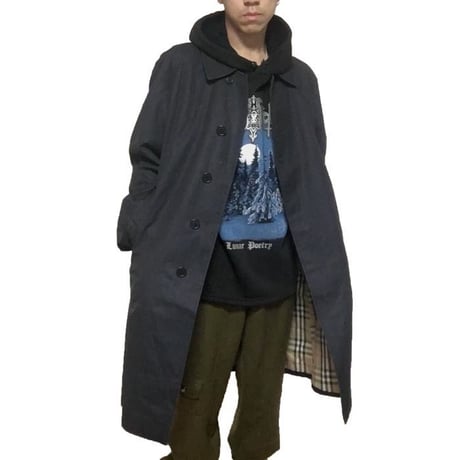 【USED】BURBERRY STAND FALL COLLAR COAT
