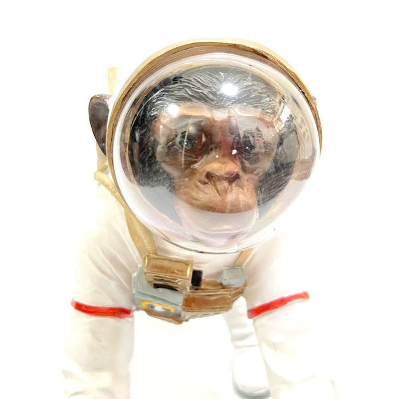 USED】KARE DECO FIGURINE SPACE MONKEY 32CM | KO