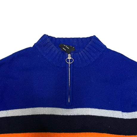 【USED】00's adidas HALF ZIP SKI KNIT SWEATER