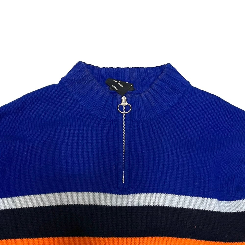 USED】00's adidas HALF ZIP SKI KNIT SWEATER | K