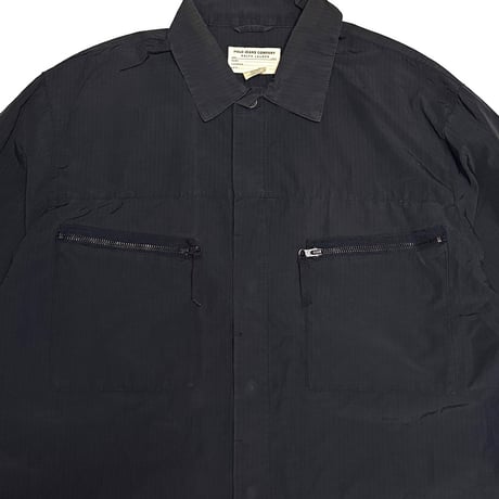 【USED】00's POLO JEANS COMPANY Ralph Lauren Packable Field Shirt Jacket Fade Black