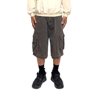 【USED】00's HOBO DENIM Tactical Zip Cargo Baggy Shorts
