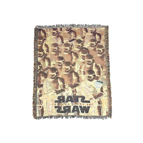 【USED】90's-00's STAR WARS STORMTROOPER WOVEN BLANKET