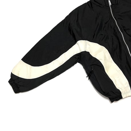 【USED】90's NIKE OLD SCHOOL MONOTONE PUFFER NYLON JACKET