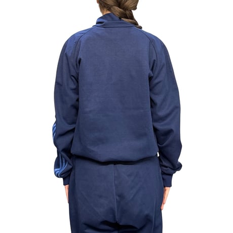 【USED】80's adidas Finland Training Set – Nylon × Knit 2-Piece Suit (Jacket & Overalls)