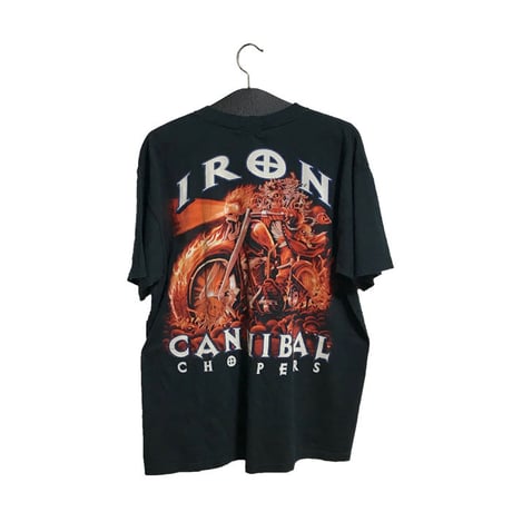 【USED】00'S IRON CANNIBAL CHOPPERS T-SHIRT