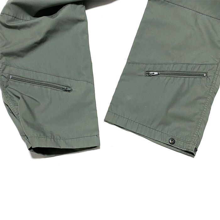 希少00's OLD STUSSY フライトパンツ　ミリタリー　黒　y2k USED】00'S STUSSY FLIGHT PANTS KHAKI | KONBINI